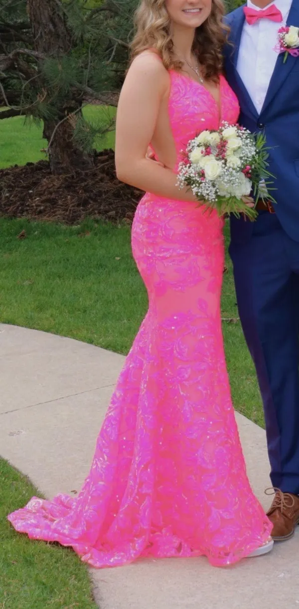 Pink Prom Dress 🩷💞 Size 2 - Image 2