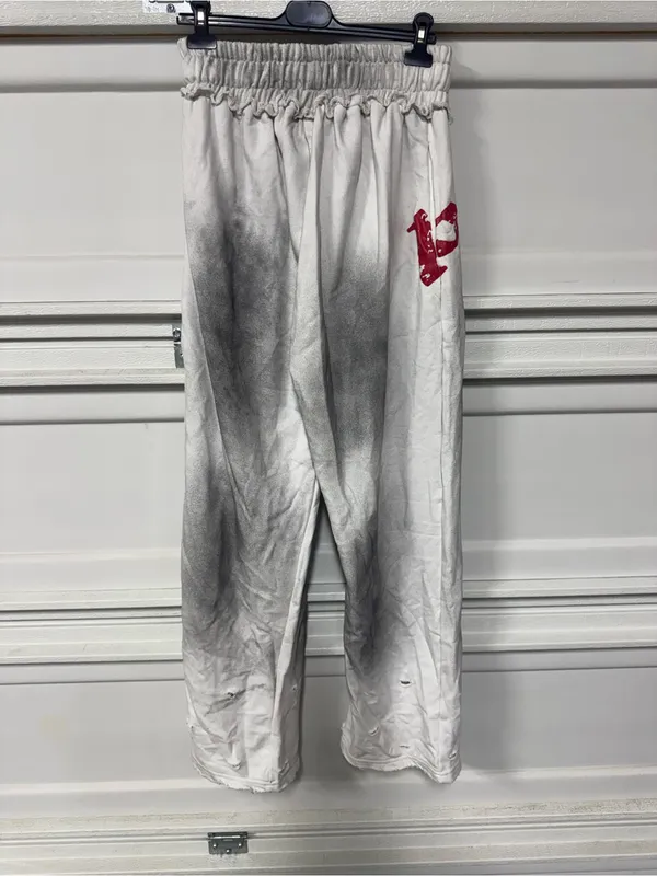 FROM THE TRENCHEZ "WITH PAIN" WHITE Set - Jacket & Sweatpants XL New - Image 4
