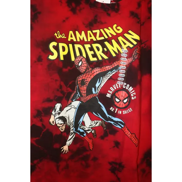 Marvel The Amazing Spider-Man Tie Dye Graphic T-Shirt - Image 2