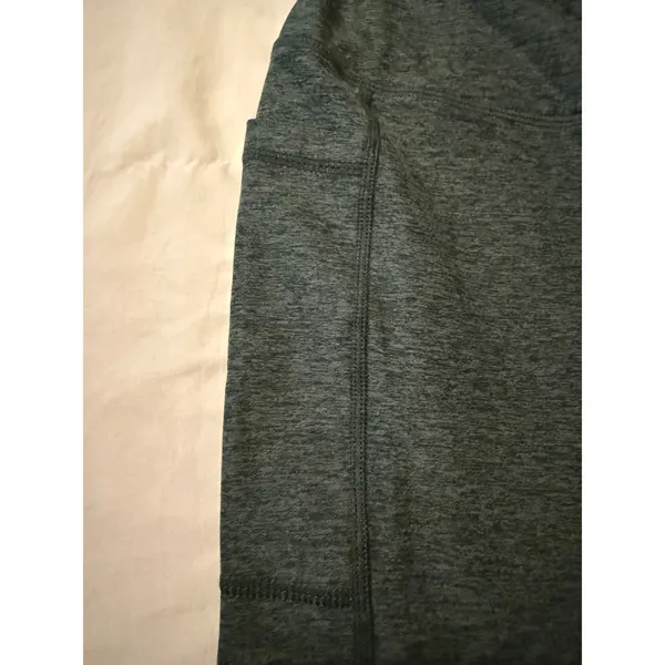 Marika Womens High Waisted Heather Green Pocket Leggings Size Medium - Image 6