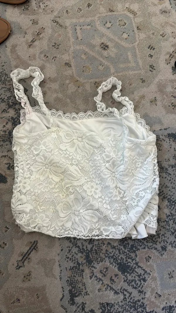 Amazon White Lace Top - Image 3