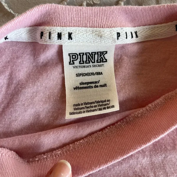 PINK Victoria's Secret Sleepwear T-shirt - Rose - Image 2