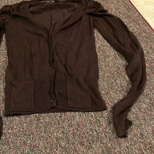 ‎Zara brown cardigan M - Image 4