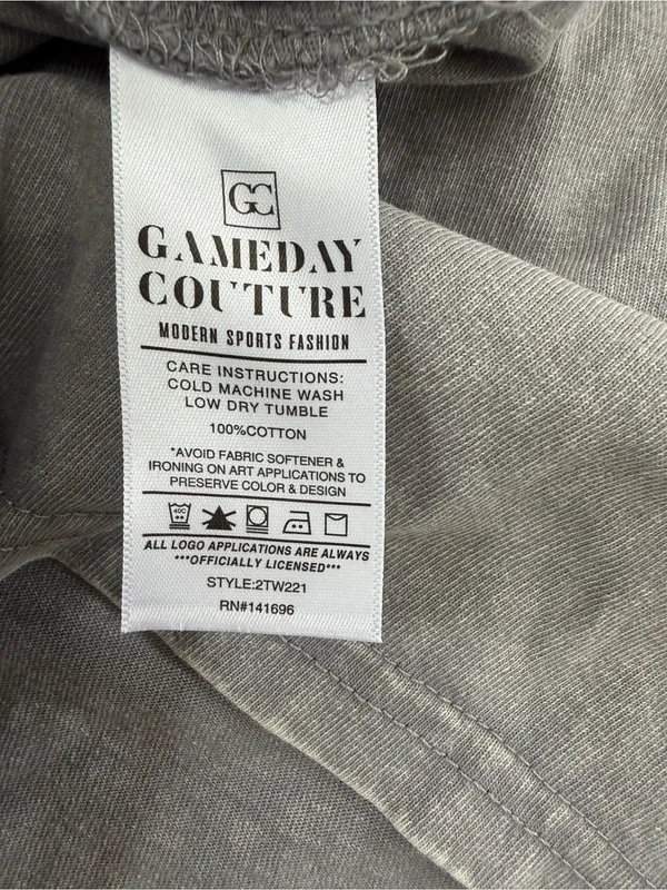 Penn State Nittany Lions Gameday Faded Wash Oversized Long Sleeve T-shirt - Image 7