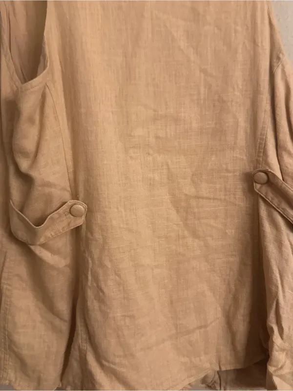 FREE PEOPLE Millie‎ Linen Vest - Image 5