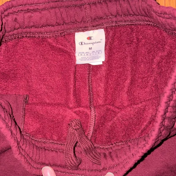 Champion maroon sweatpants - Image 4
