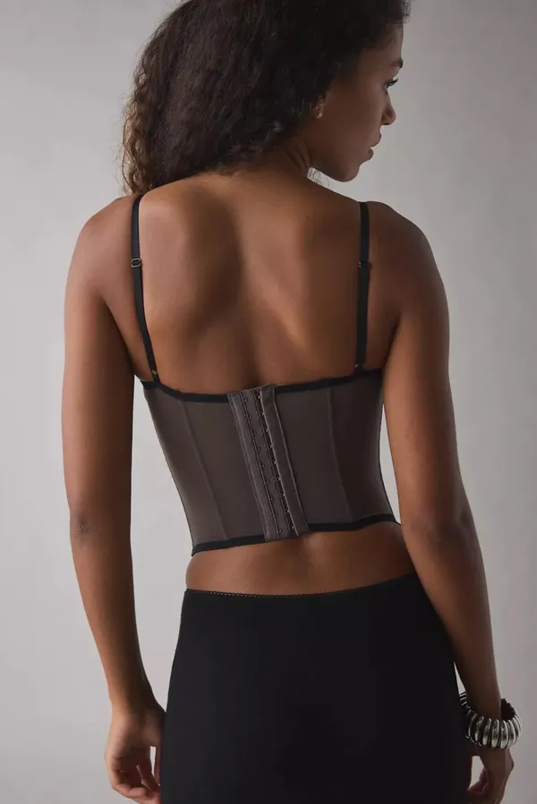 Out from under black corset lace top - Image 2