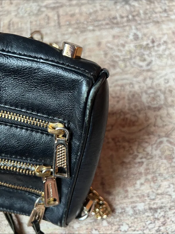 Rebecca Minkoff Black Zipper Crossbody - Image 6