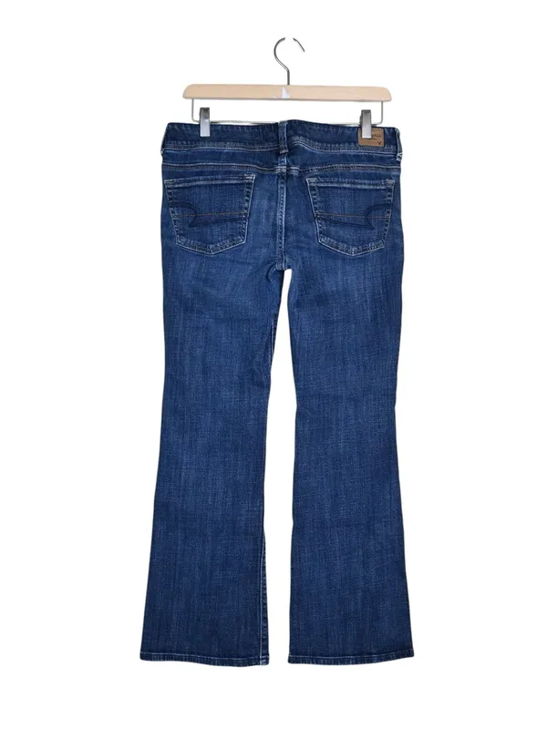 American Eagle Women's 8 Short Dark Wash Low-Rise Vintage Original Boot Jean - Image 2