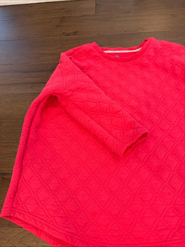 Tuckernuck Sport Azalea Ally Quilted Swing Sweatshirt Size M/L - C67-049 - Image 4