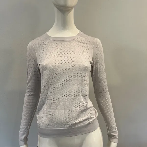 Lululemon Swiftly Breathe Long Sleeve Squad White - Image 2