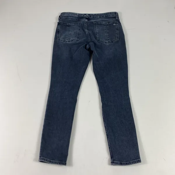 Rag & Bone Cate Mid-Rise Ankle Skinny Jeans Womens 25 Blue Medium Wash Denim‎ - Image 2