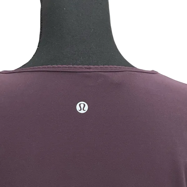 Lululemon Full Freedom Long‎ Sleeve Wrap Top Pullover Nulu Black Cherry Purple 8 - Image 5