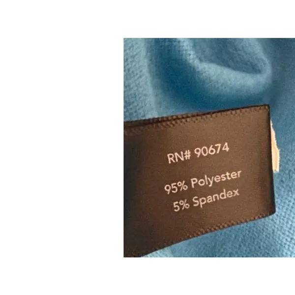 Boston Proper Zippered Sleeveless Blue Polo Style Dress Women's Size 10 - Image 5