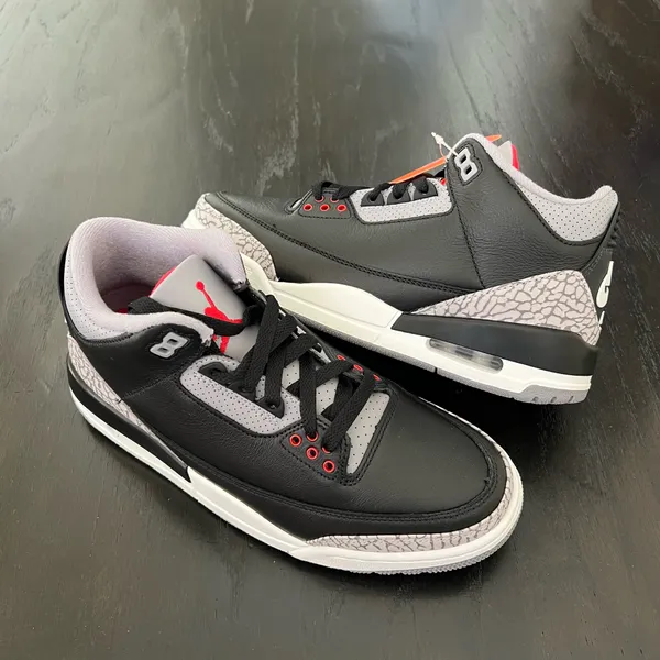 New NIKE Air Jordan 3 Retro OG 'Black Cement' 2024 - Image 4