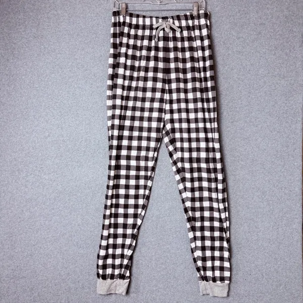 Honest Baby Clothing Black/White Matching Pajama Set Organic Cotton Men L Wmn S - Image 9