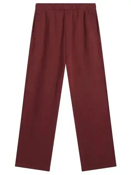Skims (Gar) Cotton Fleece Classic Straight Leg Pant | Color MERLOT | Size Large - Image 3