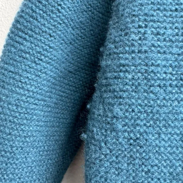 Seasalt Cornwall Fruity Jumper II Teal Blue Merino Wool Knit Sweater US 4 UK 8 - Image 9