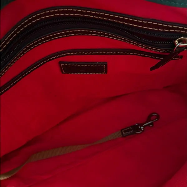 Dooney Bourke Brown Leather Shoulder Bag - Image 2