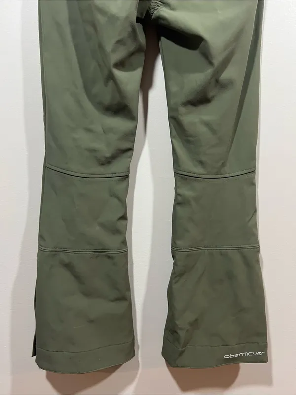 Obermeyer Women’s Olive Green Flared Skiing Performance Pants - Image 4