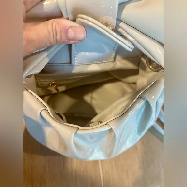 Anthropologie Mini Bag with Modern Pleated Design - Image 6