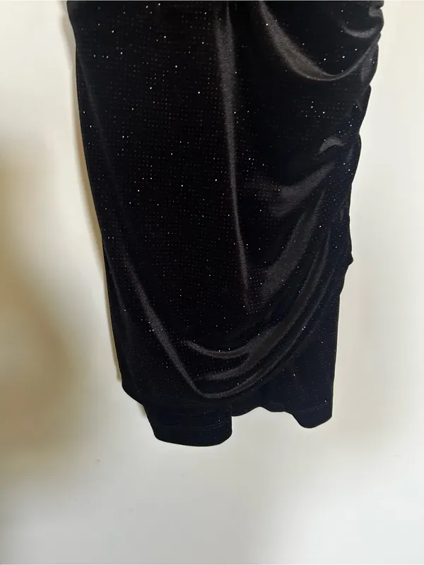 Cosmopolitan‎ Dress the Population Black Sequin Sparkle Mini Dress Size Small - Image 4