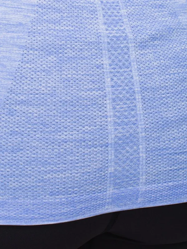 Lululemon Run: Swiftly Tech V Neck Heathered Lullaby Blue Size 6 - Image 7