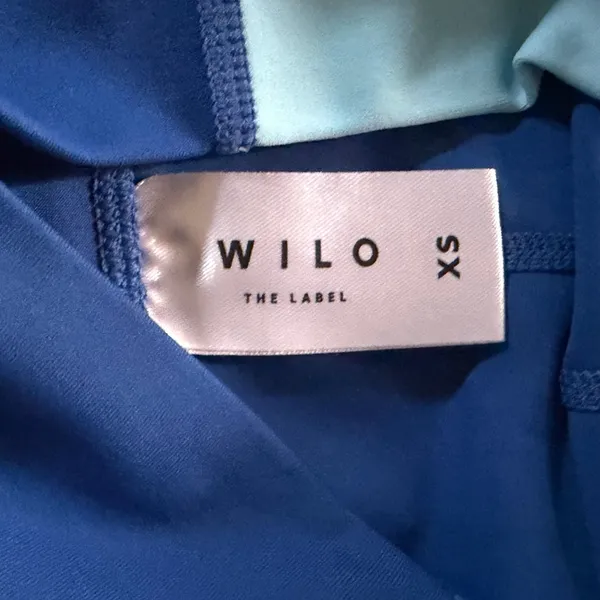 WILO The Label Colorblock High Waisted Leggings XS Blue Athletic Yoga Pants - Image 2