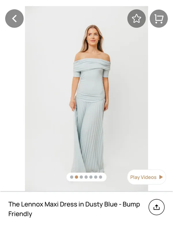 Worth Collective Dress Blue Size M - Image 2