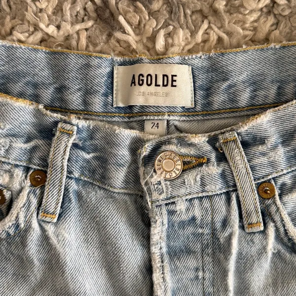AGOLDE Parker Vintage Cut Off denim shorts - Image 3