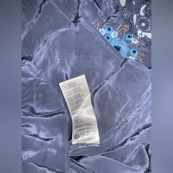 NEW FREE PEOPLE Bali Santa Cruz midi Dress In Blue sz XS - Image 8