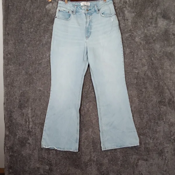 Abercrombie& Fitch The Vintage Flare High Rise Curve Love Womens 30 - Image 3