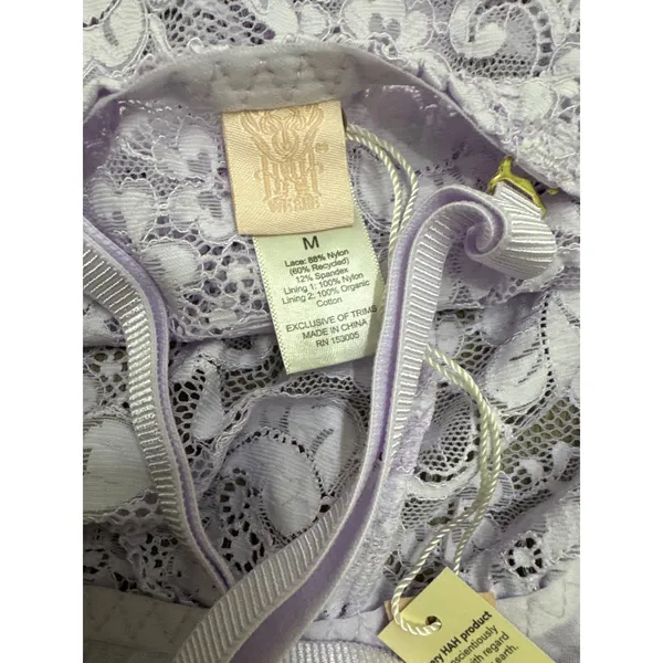 Comin' In HAHt Lace Bodysuit, Lavender, Medium Size undefined - Image 5