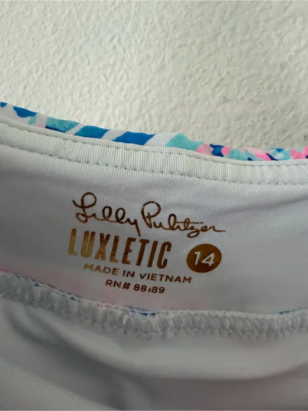 Lilly Pulitzer Fraser Skort Shorts in Ravello Blue / Perfect Match - Image 8
