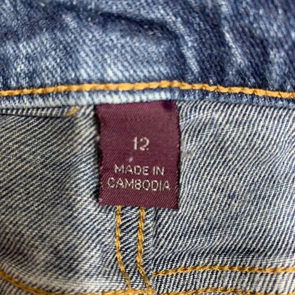 Gloria Vanderbilt Boyfriend Jeans Women 12 Blue Mid Rise Straight‎ Relaxed CDGVB - Image 7