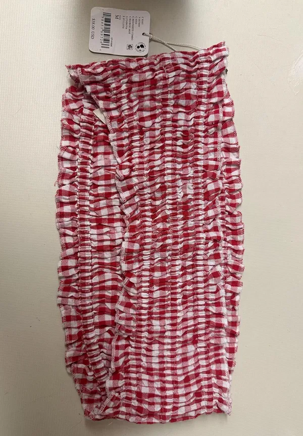 Free People Seersucker Smocked Bandeau - Image 5