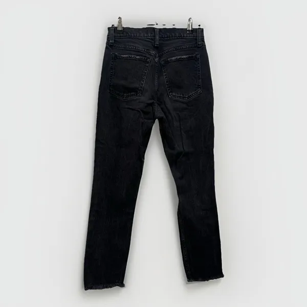 Abercrombie & Fitch The Mom High‎ rise Jean Black Grunge Streetwear Size 26 2R - Image 7