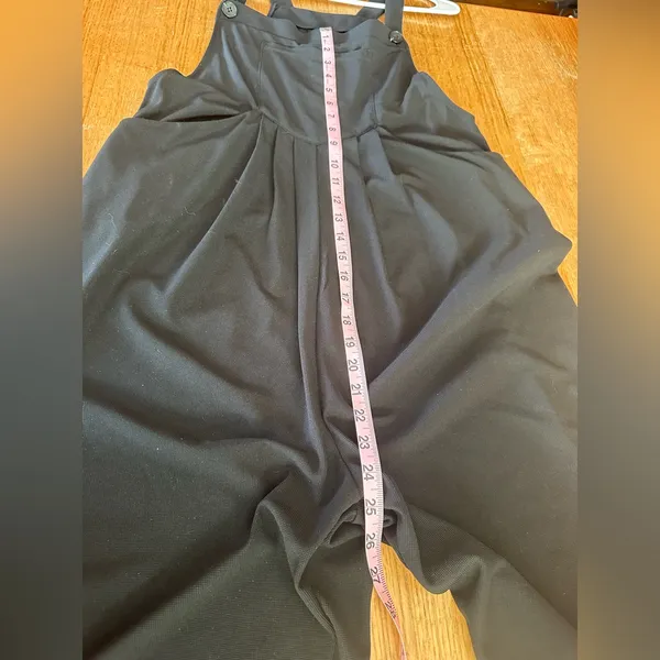 HALARA NWT Pockets Waffle Casual Jogger Overalls black sz Large - Image 12