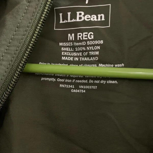 L.L. Bean Womens Katahdin Pullover Mountain Classic Anorak Hooded Coat Jacket S - Image 8