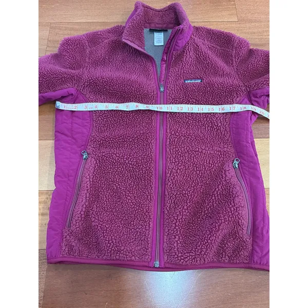 Patagonia R3 Hi-Loft Fleece Jacket Womens Large Purple Full Zip Polartec L - Image 4