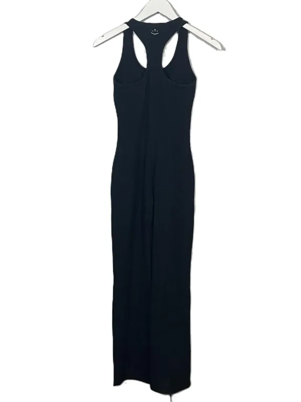 Beyond Yoga Women S Black Space Dyed All Around Jumpsuit Built in Bra Bootcut - Image 5