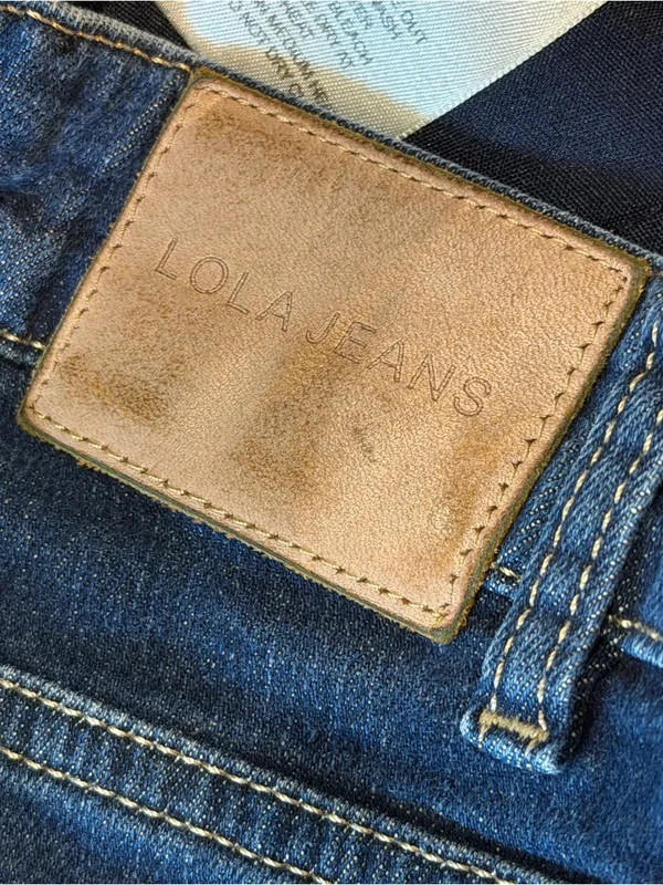 Lola High Rise Straight Denver W. Blk Jeans, size 26 - Image 10