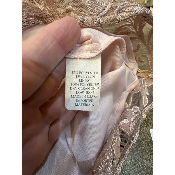 NWT Caroline Rose Size XS Bella Soiree Bell Sleeve Swing Dress ‎ $448 New Lace - Image 5