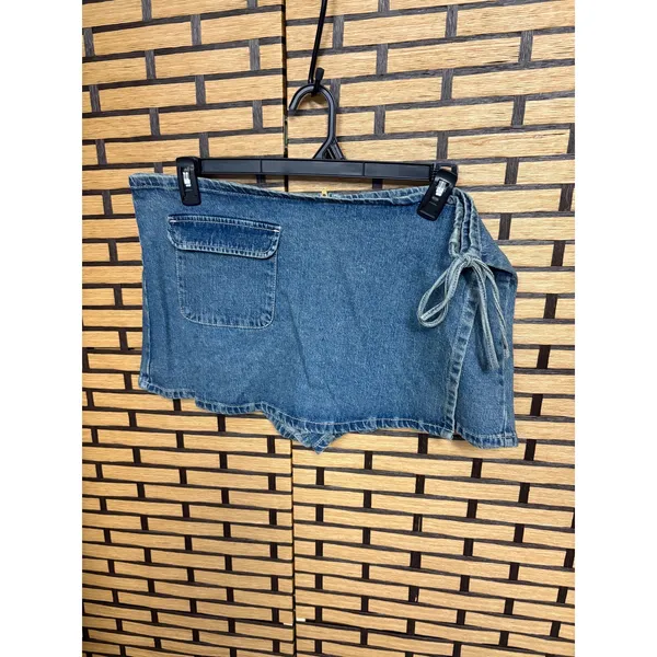 No‎ Boundaries Denim Cargo Skirt Size XL - Image 2