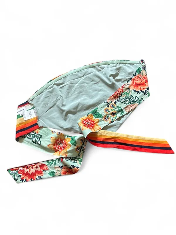 Superdown Sophia Bandana Top Mint w Multi Color Floral Handkerchief Top Size S - Image 6