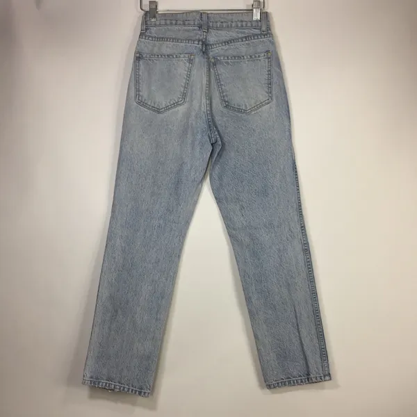 REVICE Light Blue High-Rise Straight Leg Jeans Size 26 - Image 6