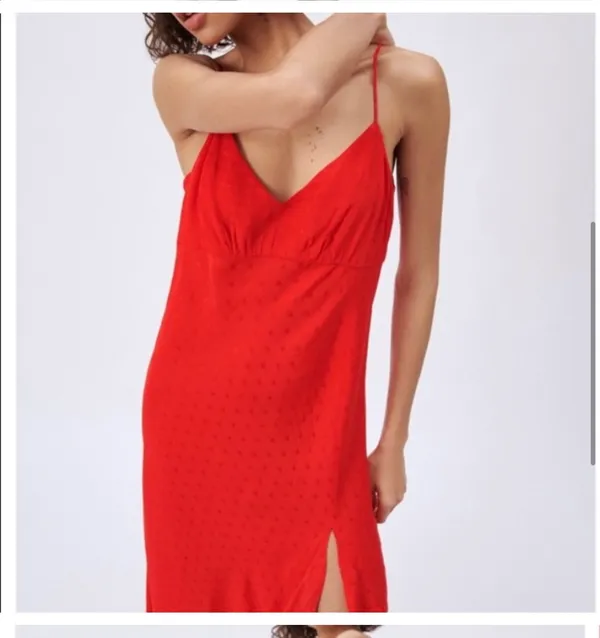 Red Midi Dress without tags - Image 6