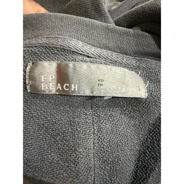 Free People Beach Venice Crewneck Tee In Black Sz‎ XS With Pockets Dress - Image 5