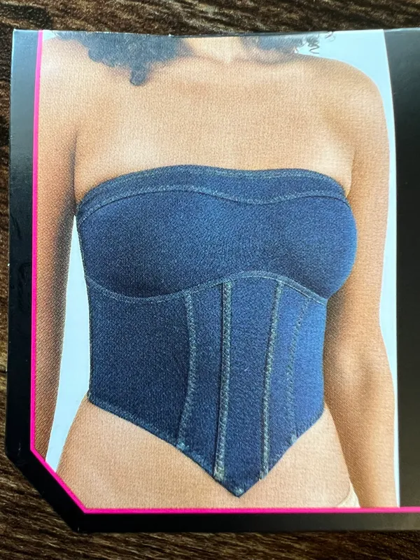 NOBO | women’s denim bustier. Size: XL. - Image 2