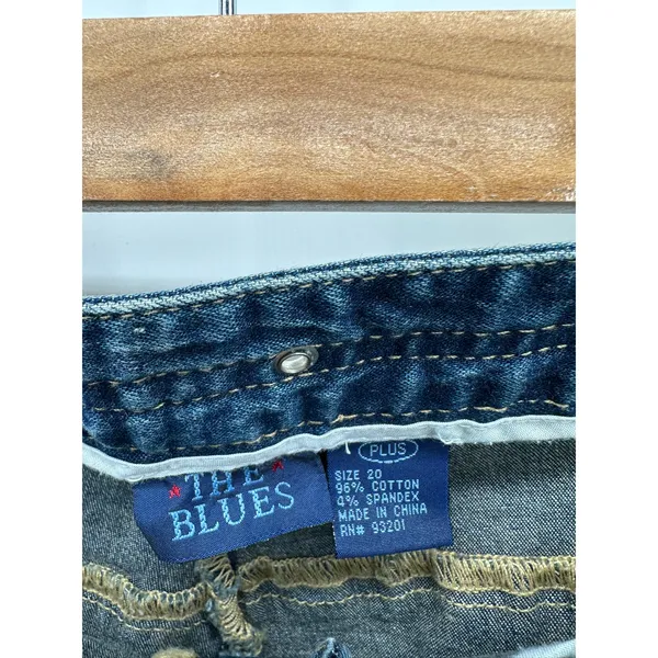 The Blues‎ Y2K Denim Western Jeans Women Sz 20 Country Festival Coachelle Boho - Image 7